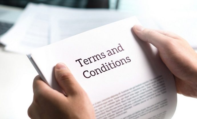 terms and conditions for cheap home sale